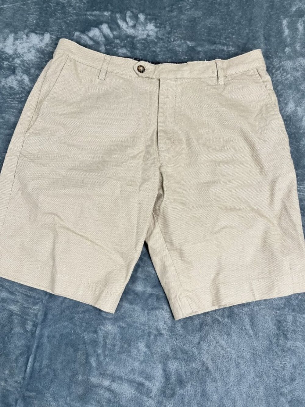 Ted Baker London Mens Brown Flat Front Shorts 36